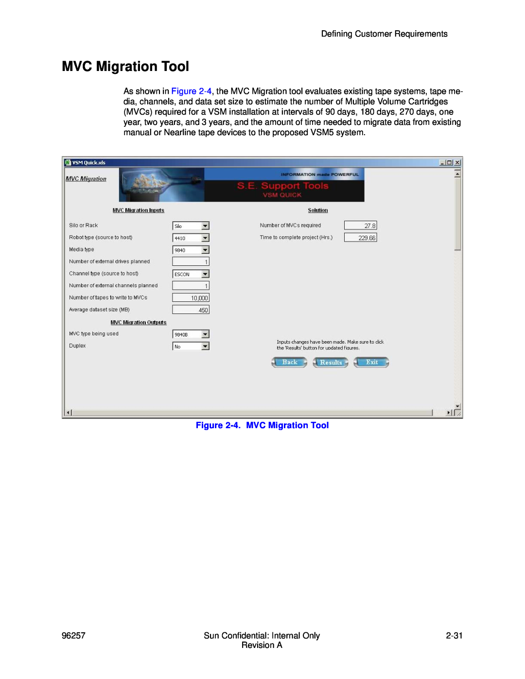 Sun Microsystems 96257 manual 4. MVC Migration Tool 