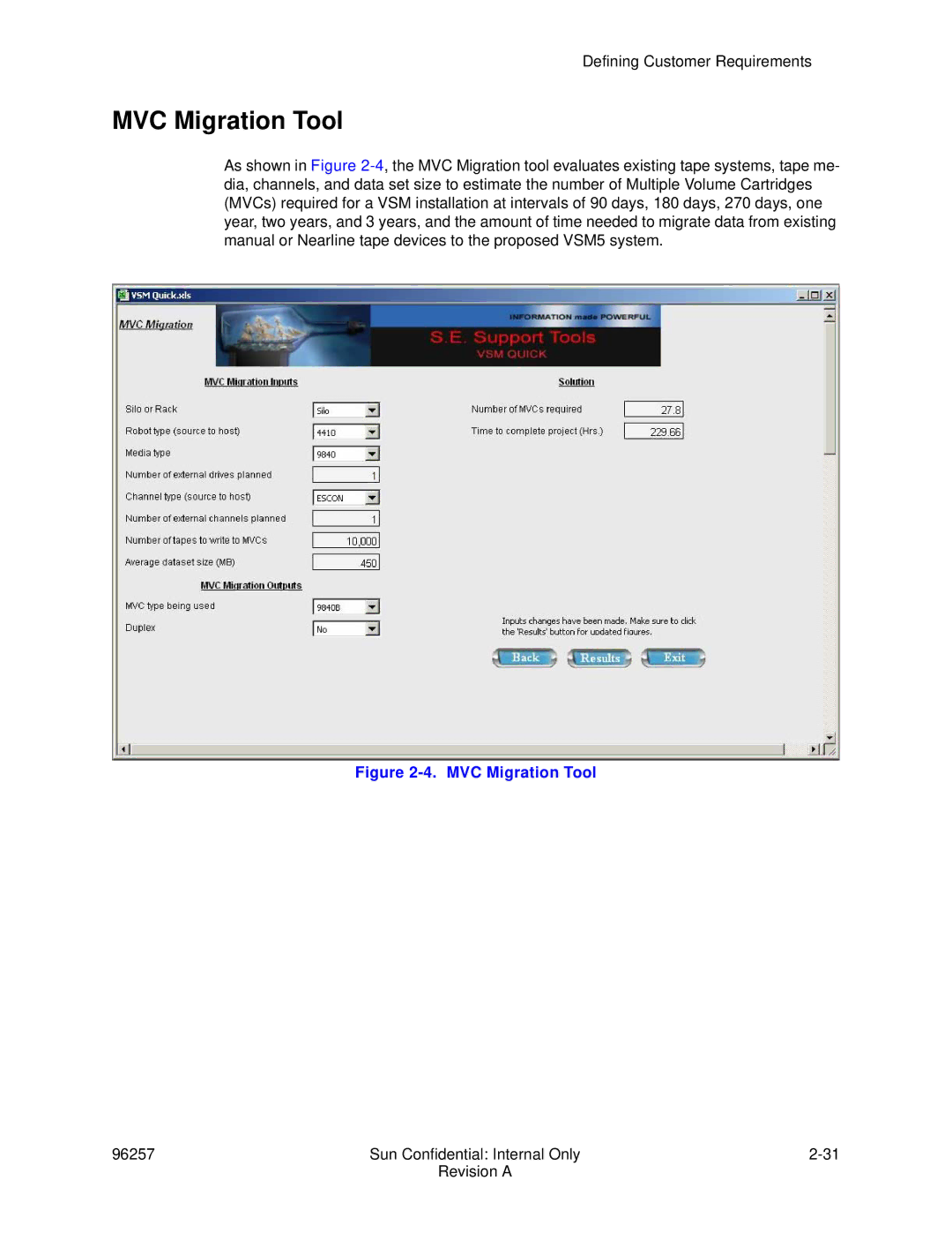 Sun Microsystems 96257 manual MVC Migration Tool 