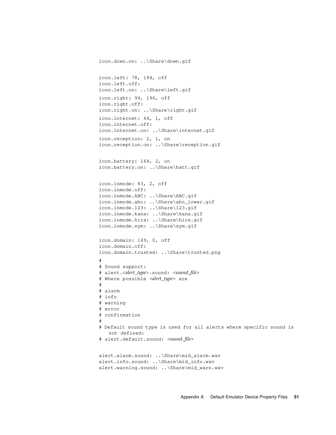 Sun Microsystems Computer Accessories manual # alert.alerttype.sound soundfile 