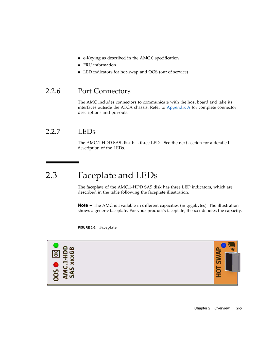 Sun Microsystems CP3000 manual Faceplate and LEDs, Port Connectors 