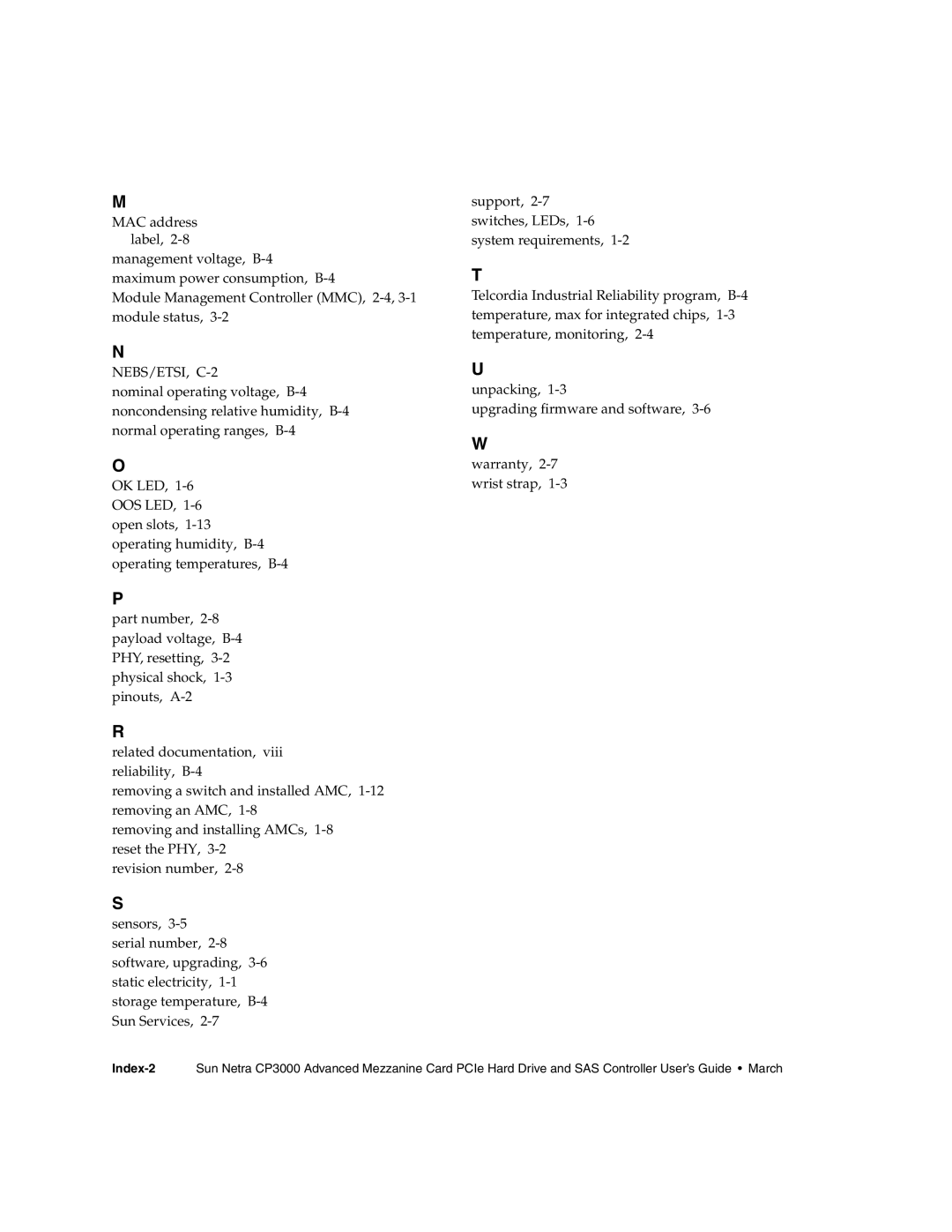 Sun Microsystems CP3000 manual NEBS/ETSI, C-2 