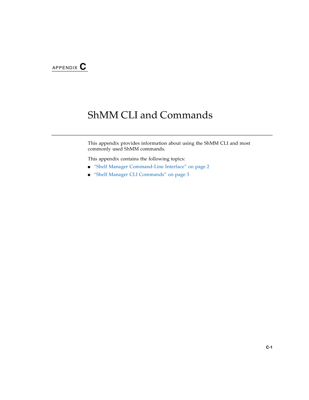 Sun Microsystems CP3250 manual ShMM CLI and Commands 