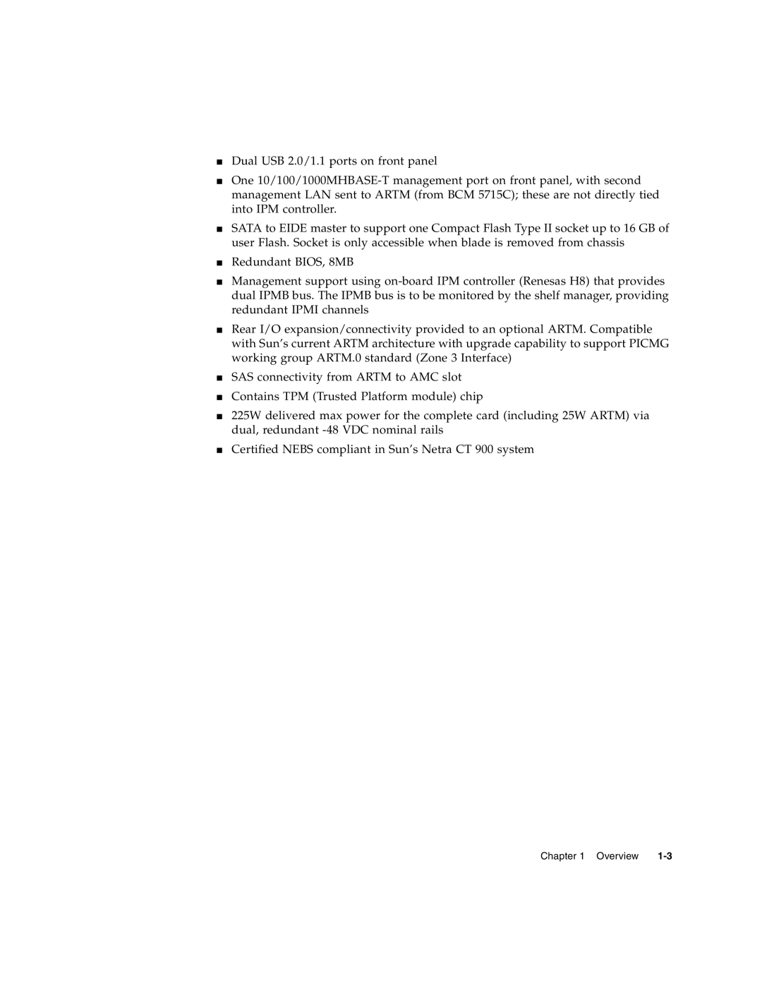 Sun Microsystems CP3250 manual Overview 