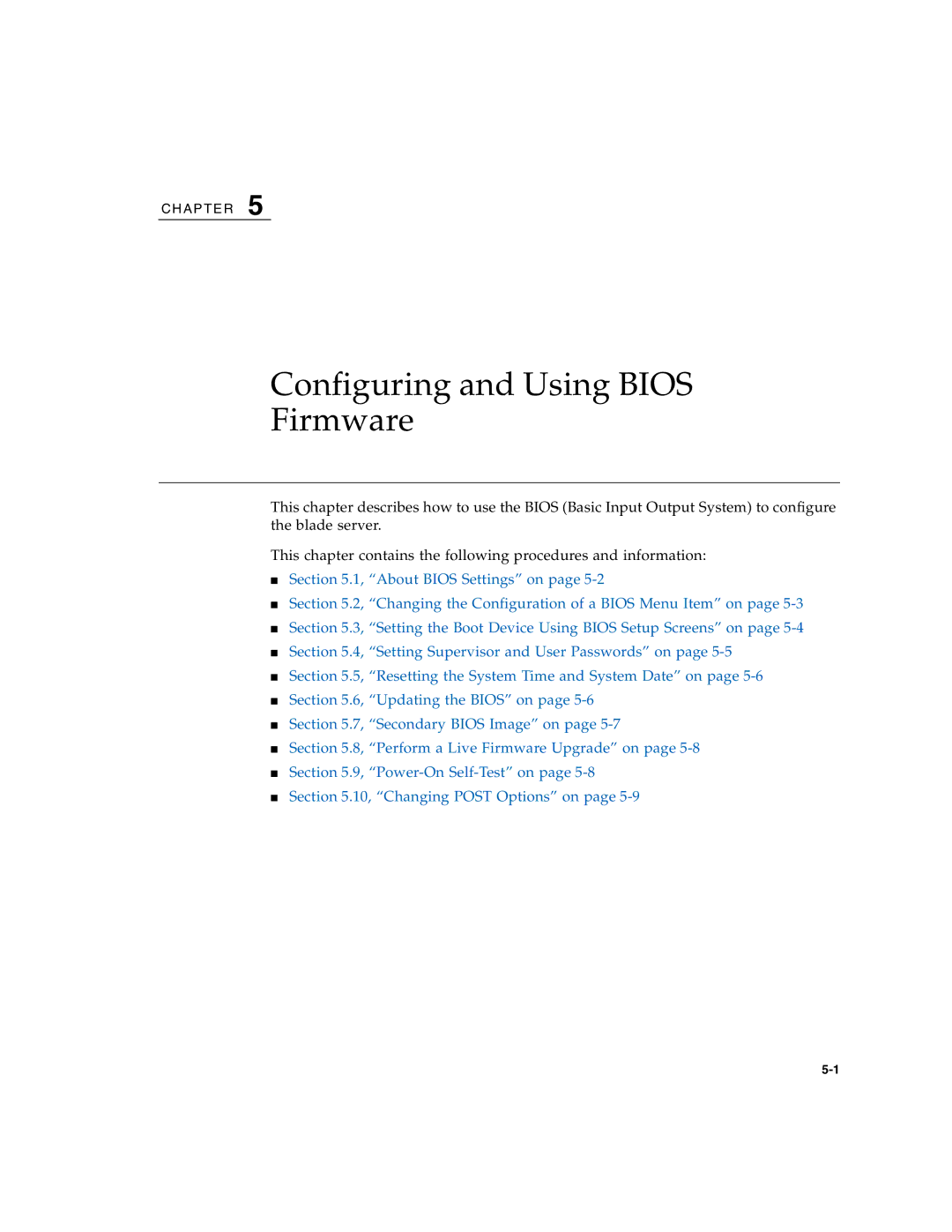 Sun Microsystems CP3250 manual Configuring and Using Bios Firmware 