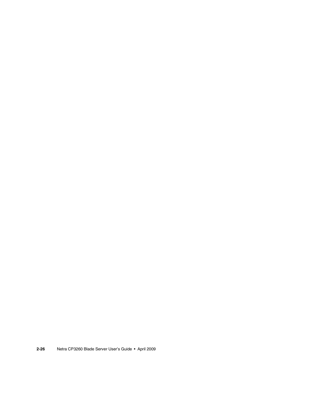 Sun Microsystems manual Netra CP3260 Blade Server User’s Guide April 