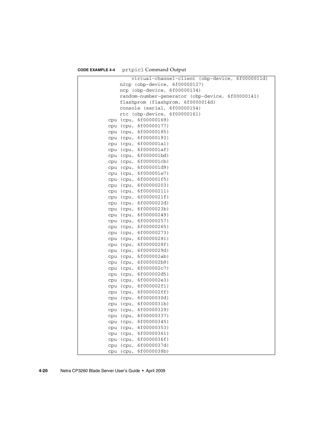 Sun Microsystems manual 20Netra CP3260 Blade Server User’s Guide April 