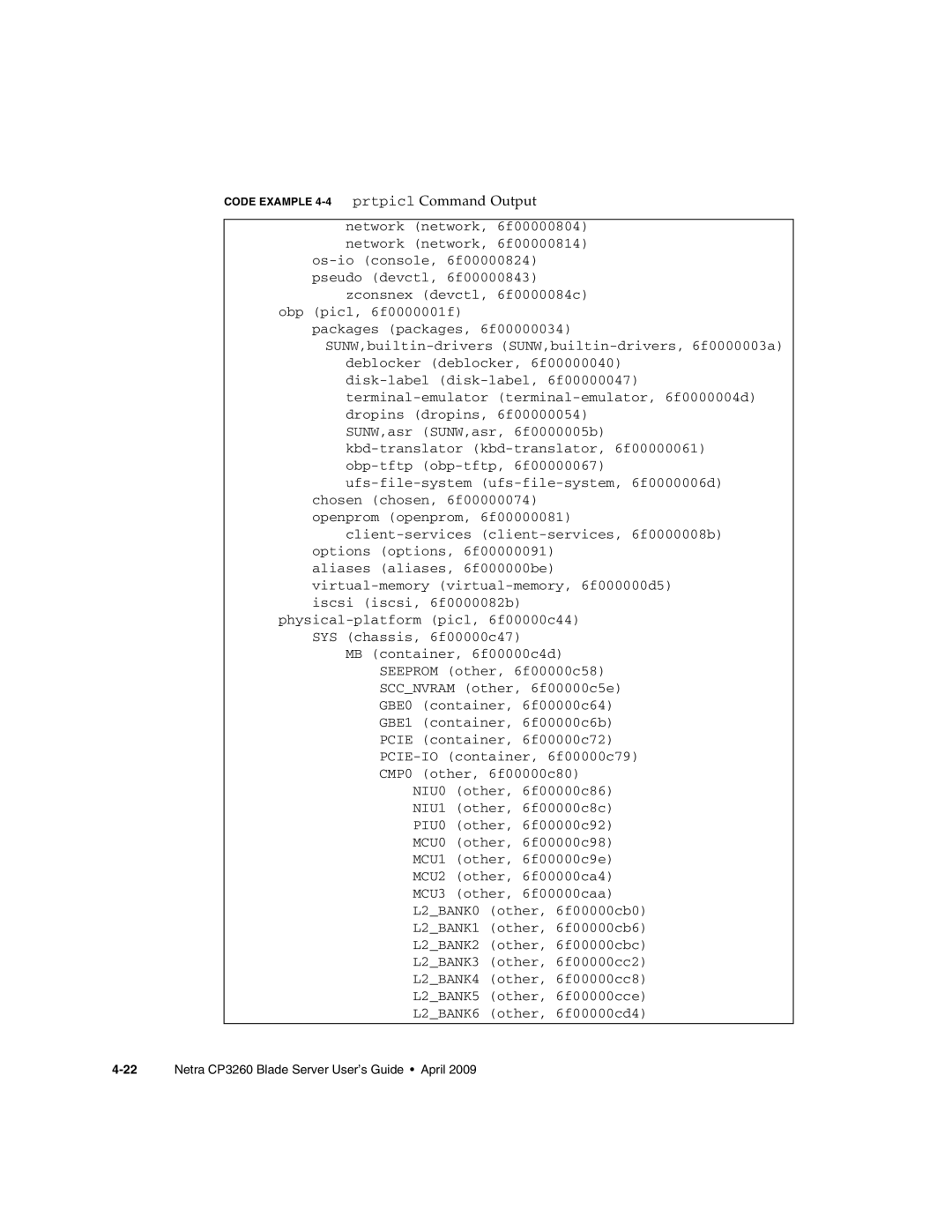 Sun Microsystems manual 22Netra CP3260 Blade Server User’s Guide April 