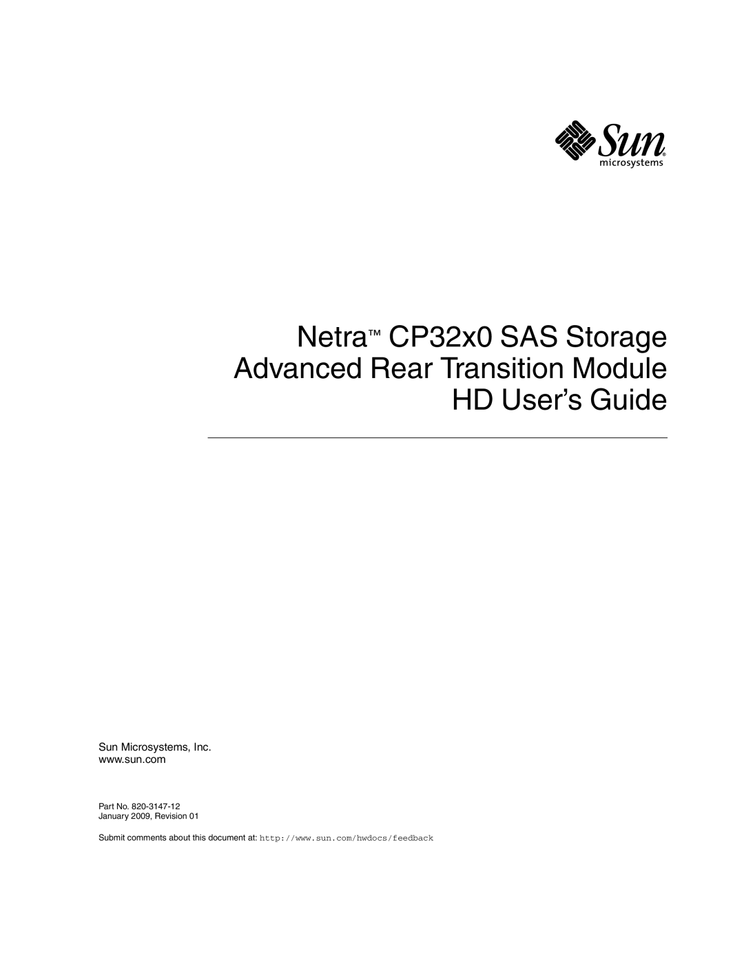 Sun Microsystems CP32x0 manual Sun Microsystems, Inc 