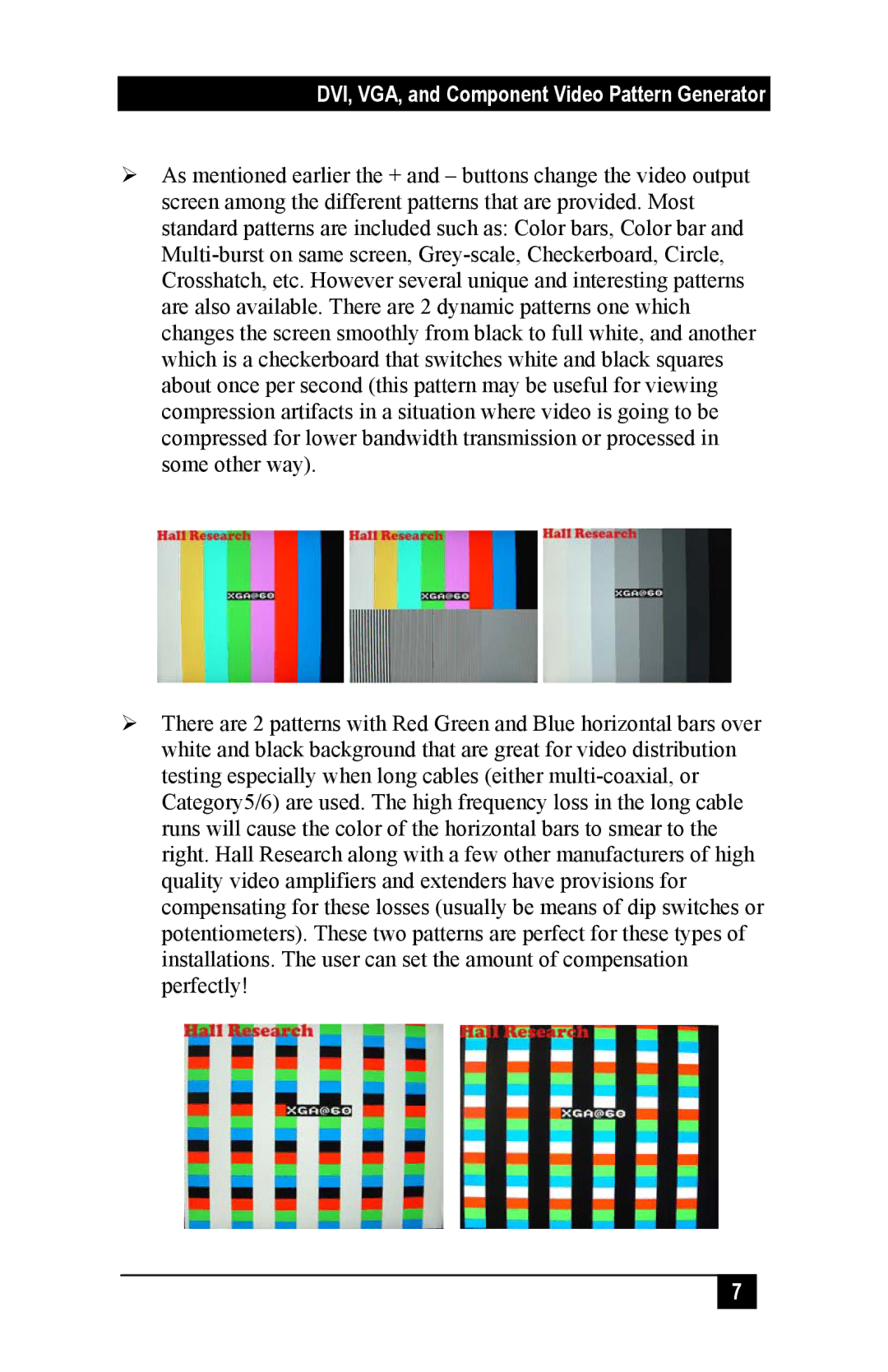 Sun Microsystems DVC-3 manual DVI, VGA, and Component Video Pattern Generator 