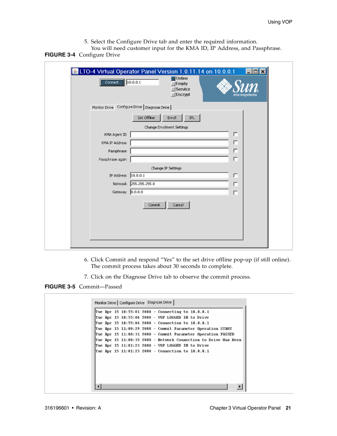 Sun Microsystems HP LTO4 manual 5Commit-Passed 