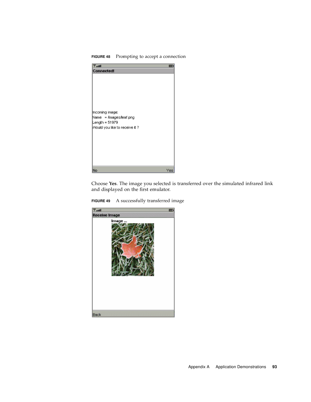 Sun Microsystems J2ME manual Prompting to accept a connection 