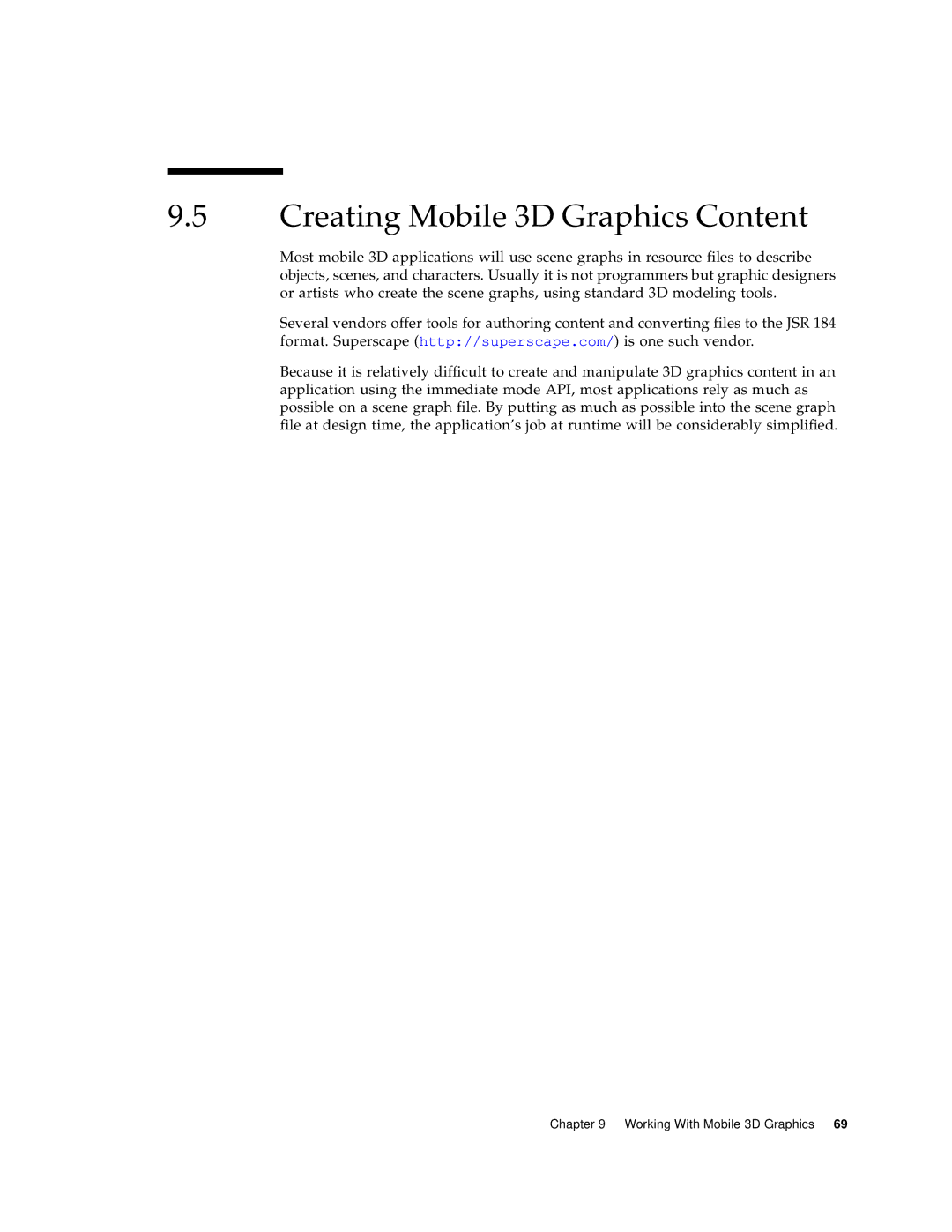 Sun Microsystems J2ME manual Creating Mobile 3D Graphics Content 