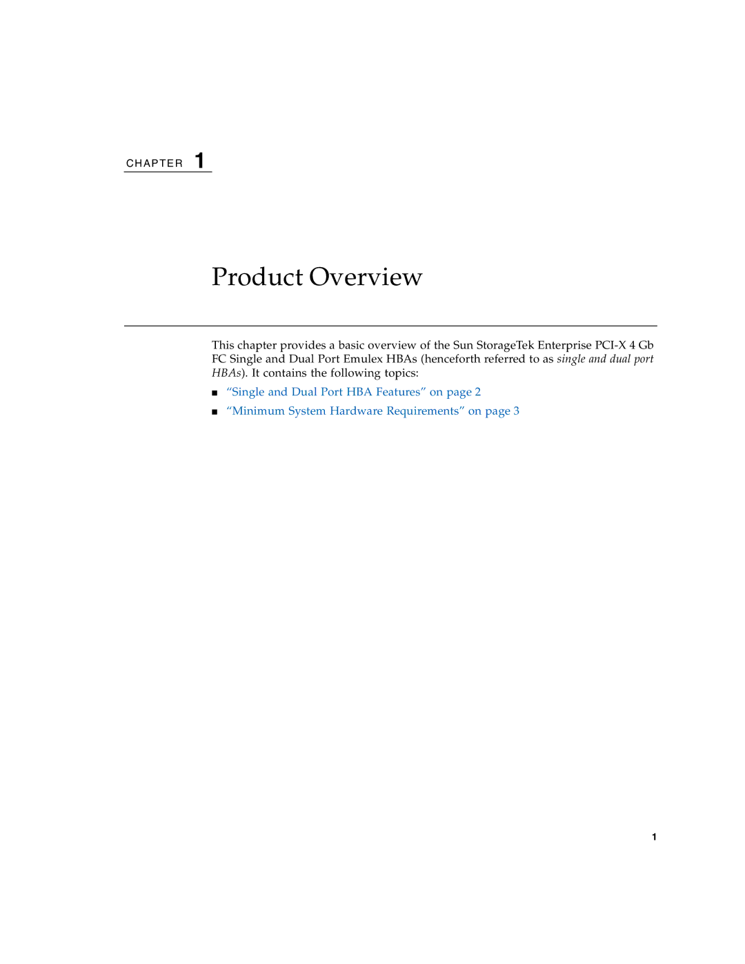 Sun Microsystems PCI-X manual Product Overview 