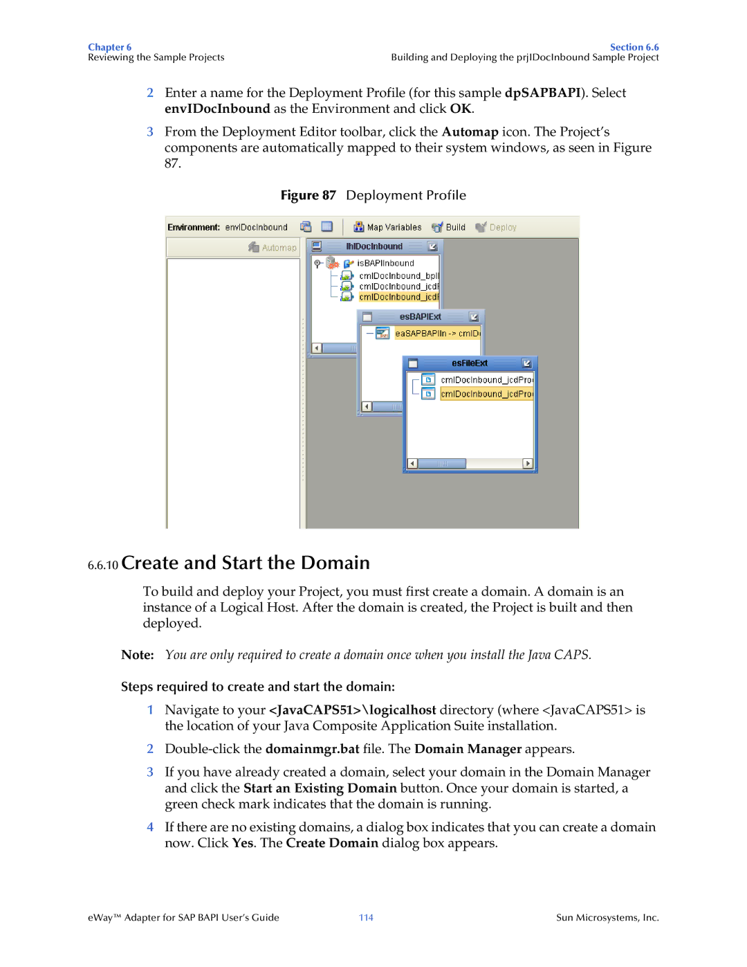 Sun Microsystems SAP BAPI manual 114 