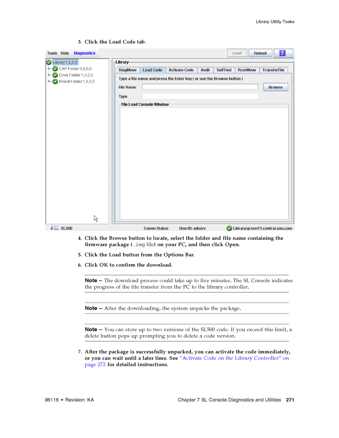 Sun Microsystems SL500 manual Revision KA 