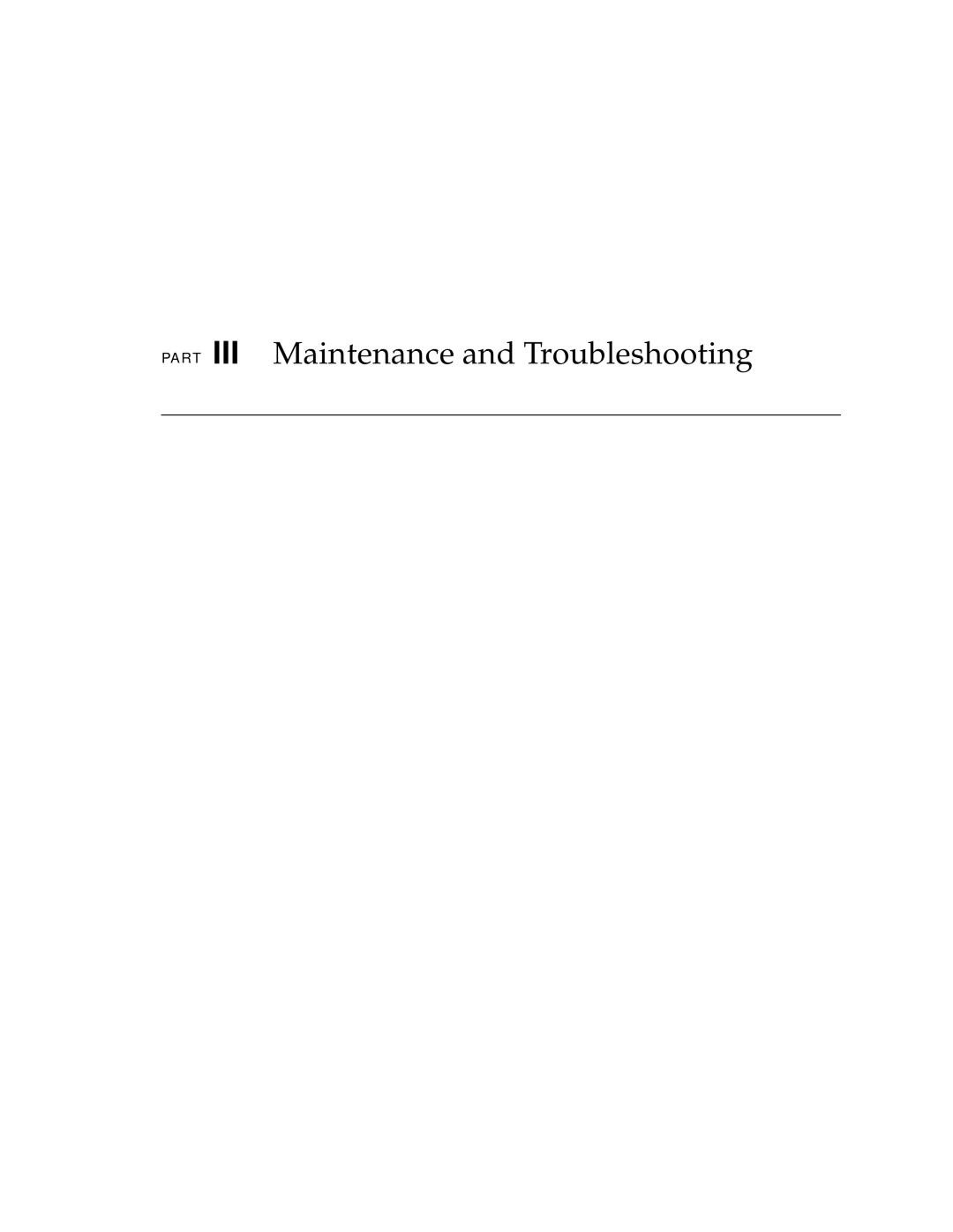 Sun Microsystems Sun Fire V100 manual PA RT III Maintenance and Troubleshooting 
