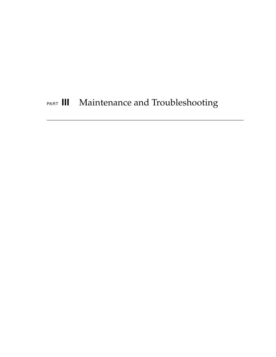 Sun Microsystems Sun Fire V100 manual PA RT III Maintenance and Troubleshooting 