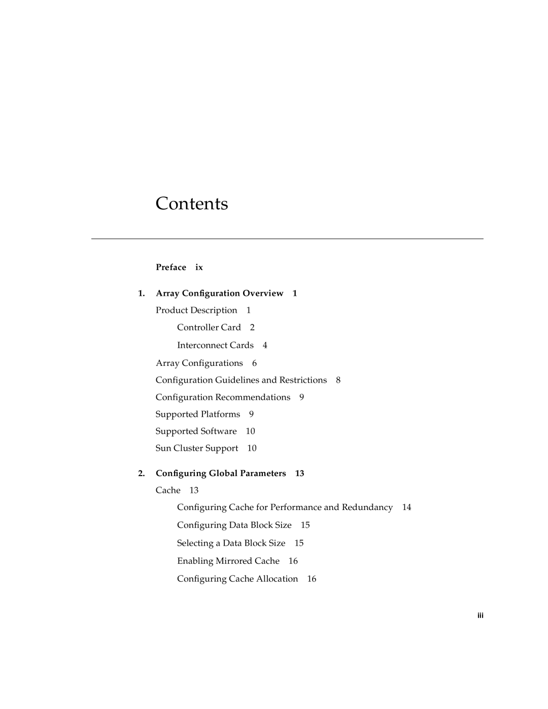 Sun Microsystems T3 manual Contents 