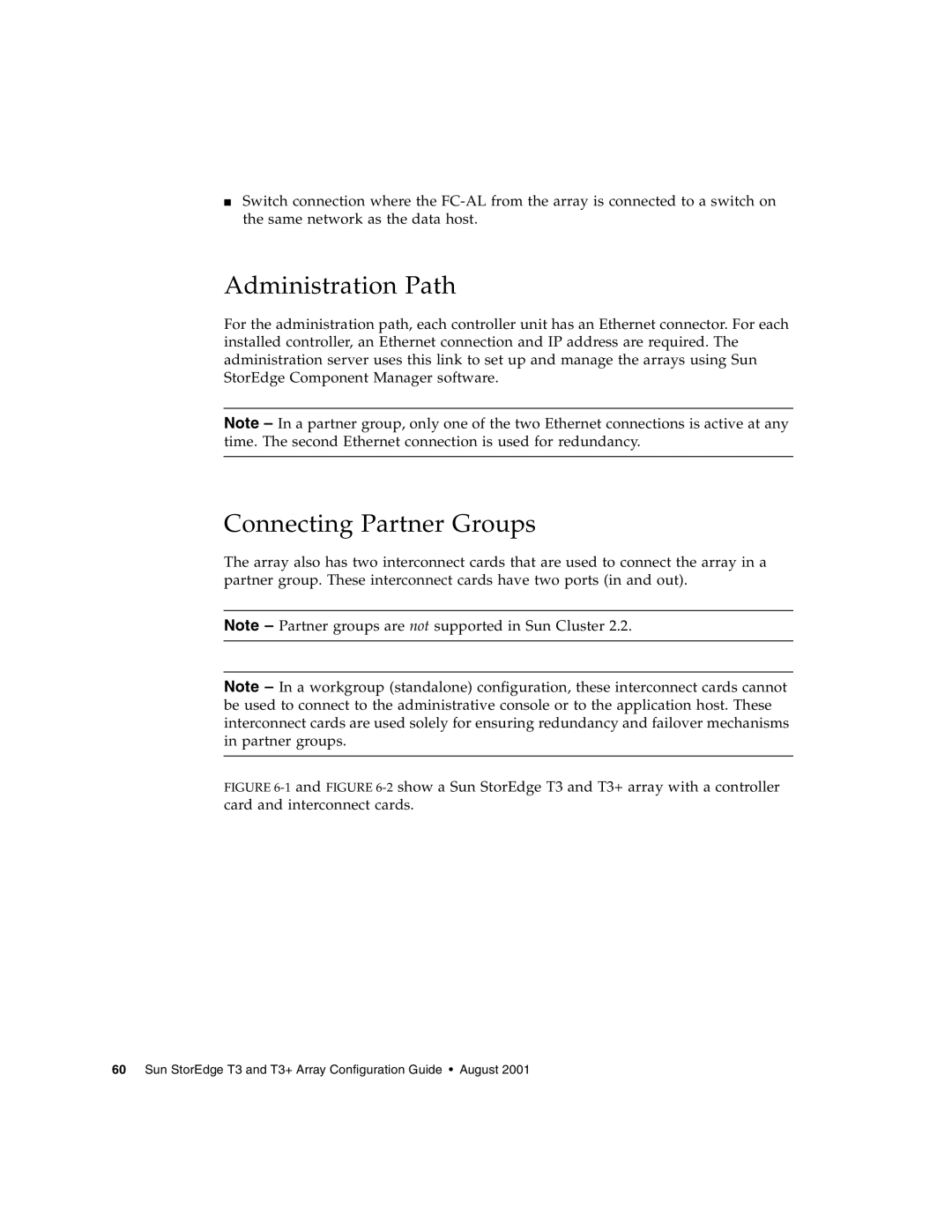 Sun Microsystems T3 manual Administration Path, Connecting Partner Groups 