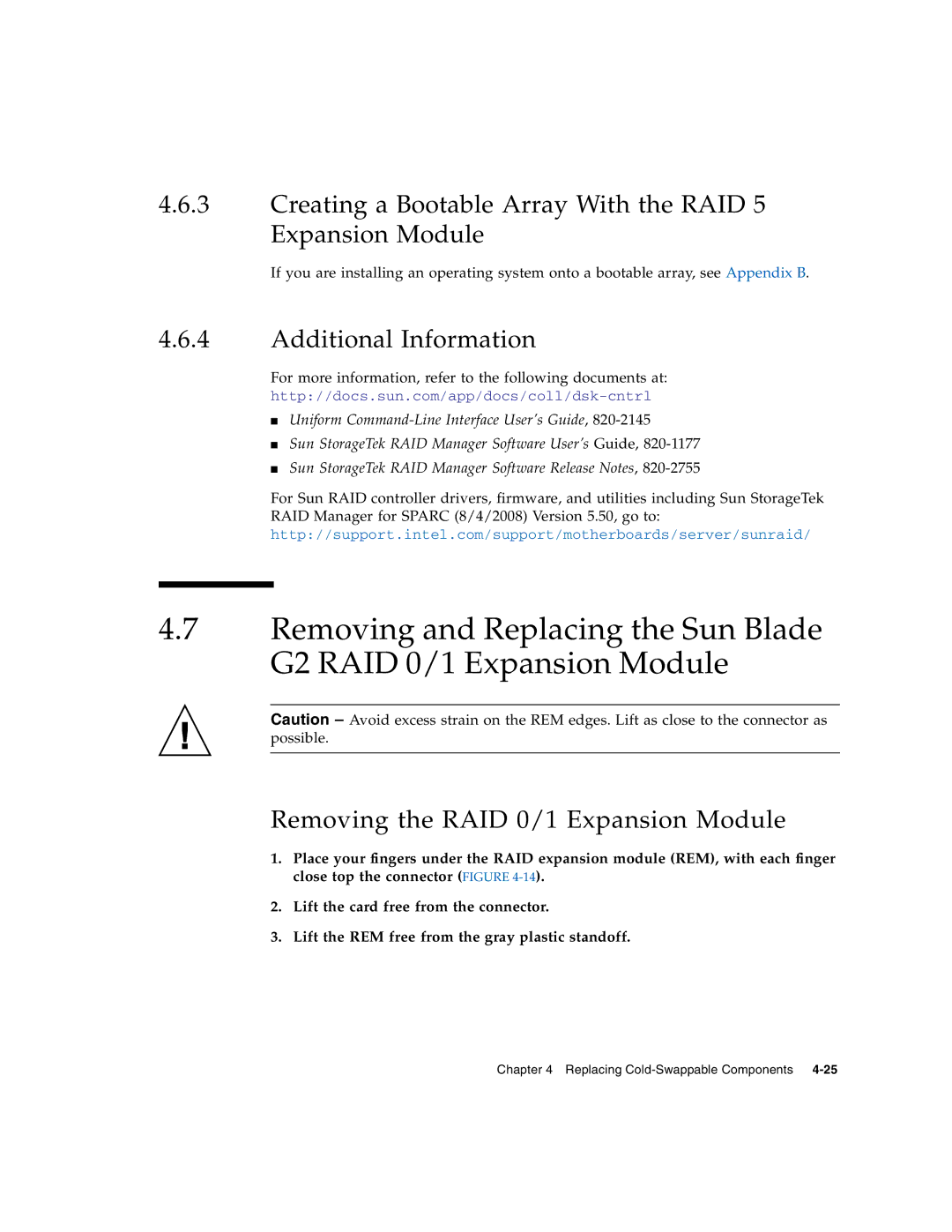 Sun Microsystems T6320 service manual Creating a Bootable Array With the RAID 5 Expansion Module, Additional Information 