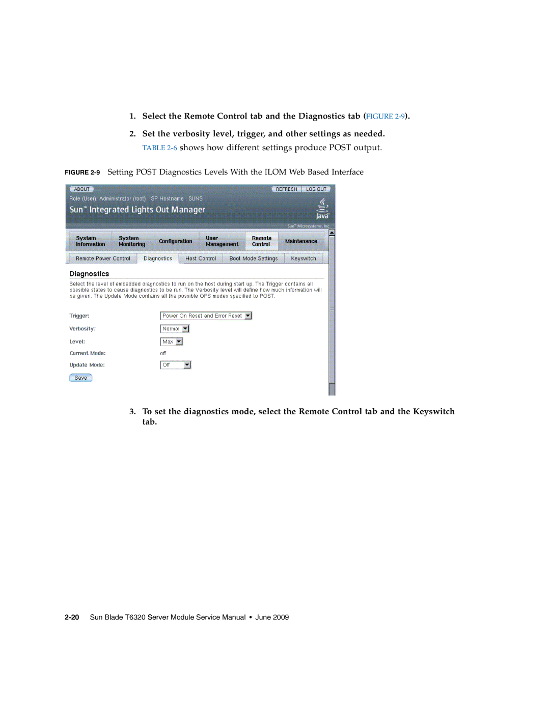 Sun Microsystems T6320 service manual 