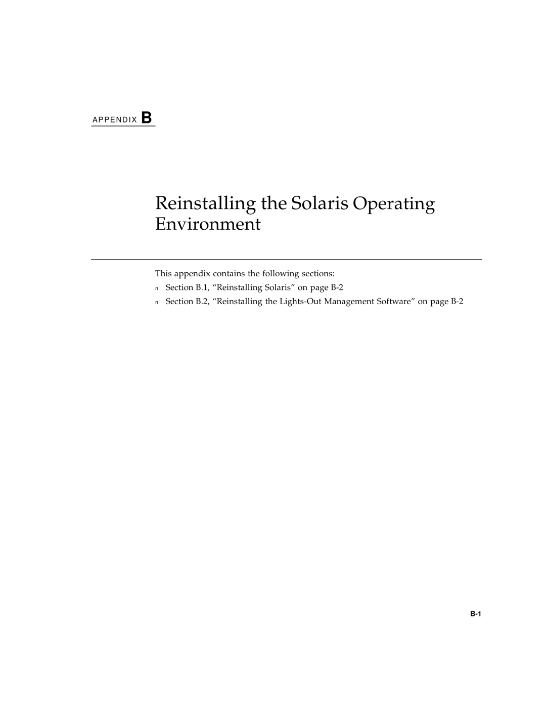 Sun Microsystems V120 manual Reinstalling the Solaris Operating, Environment 