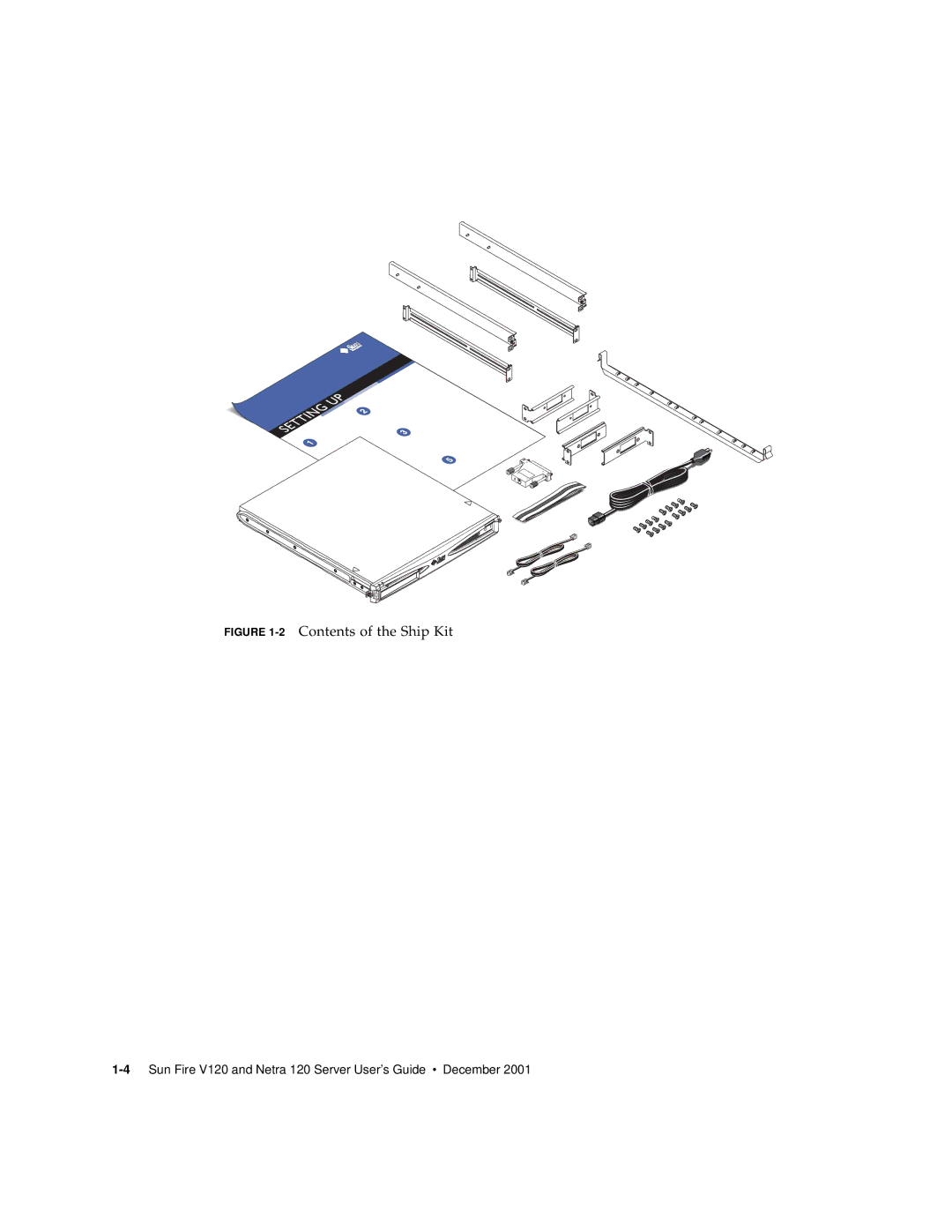 Sun Microsystems V120 manual 2Contents of the Ship Kit 