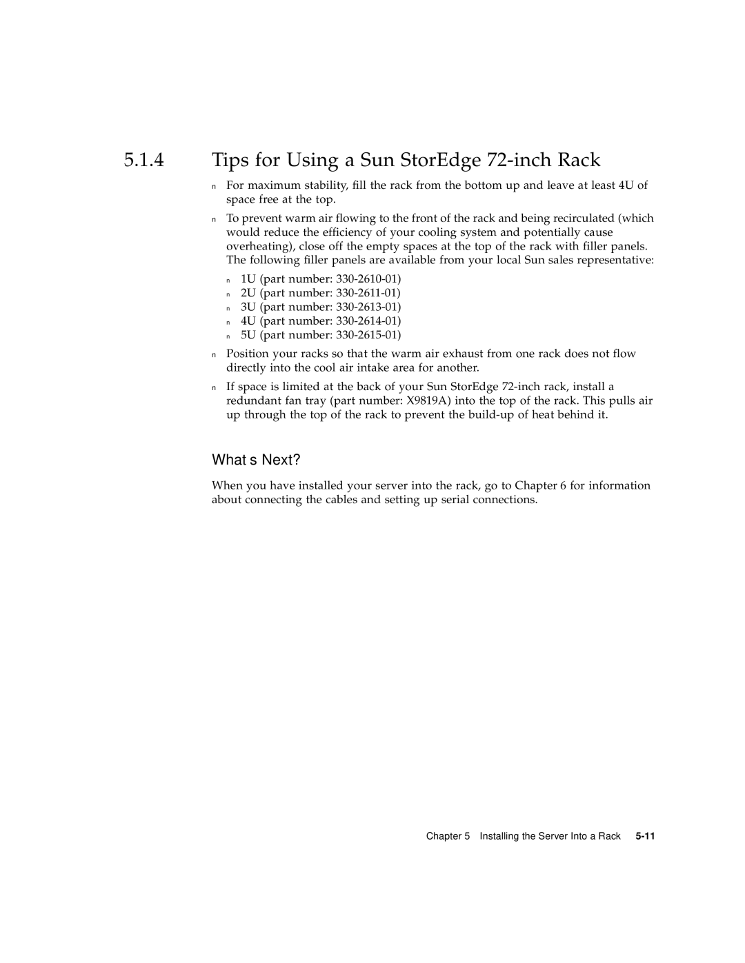 Sun Microsystems V120 manual Tips for Using a Sun StorEdge 72-inch Rack 