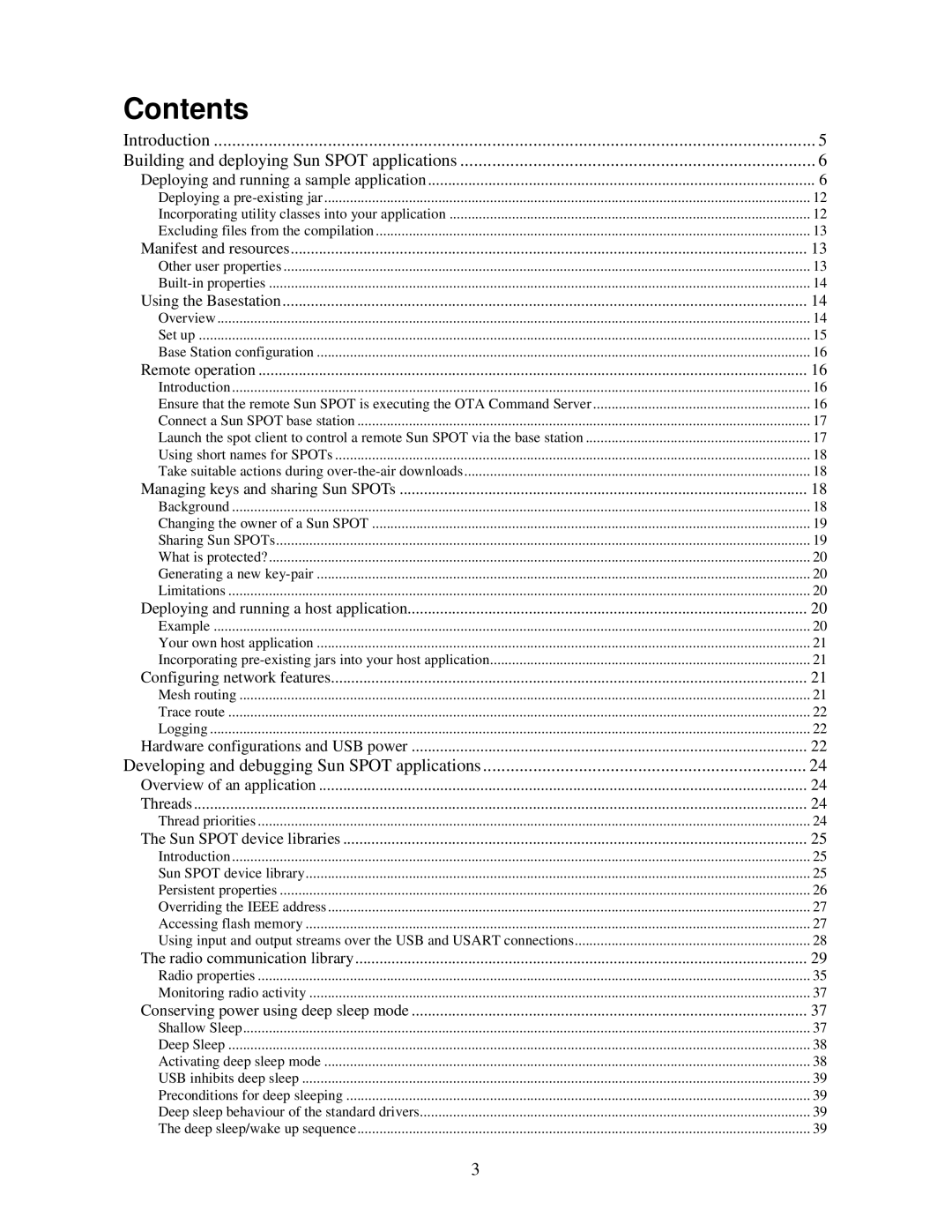 Sun Microsystems V2.0 manual Contents 