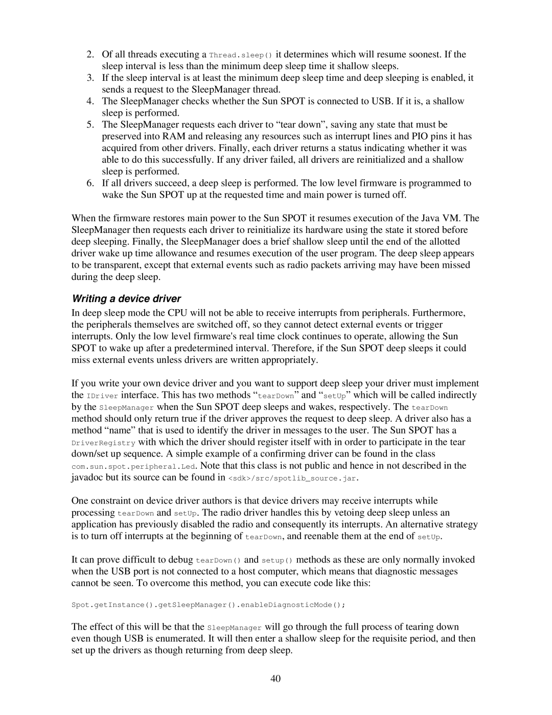 Sun Microsystems V2.0 manual Writing a device driver 