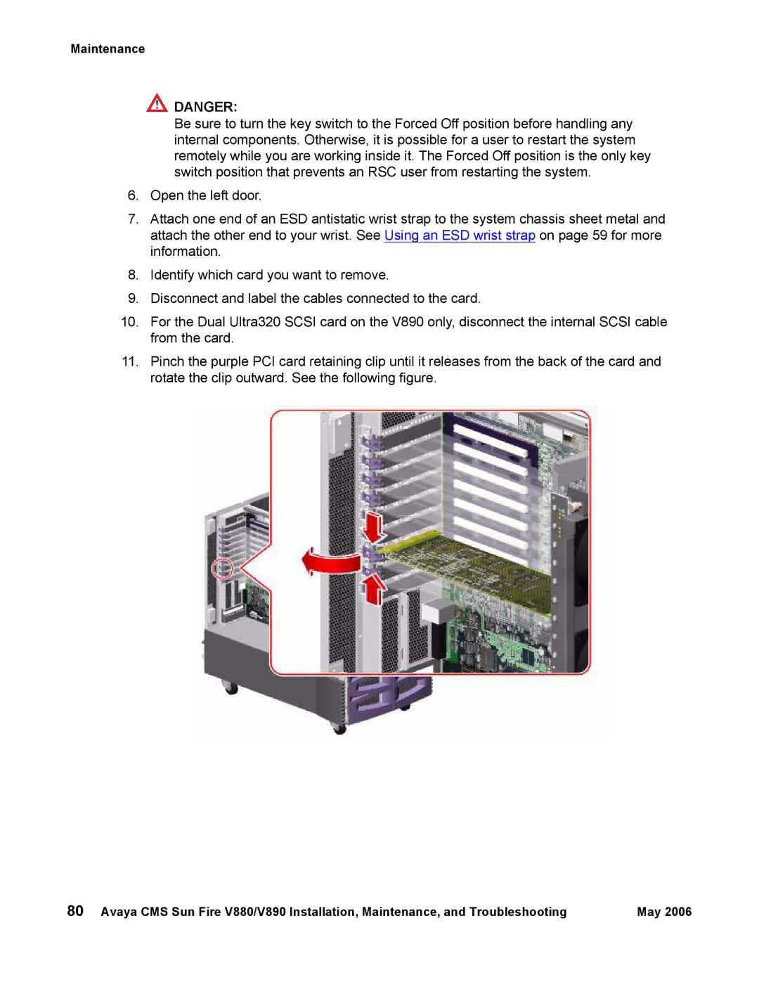 Sun Microsystems V890, V880 manual Maintenance 