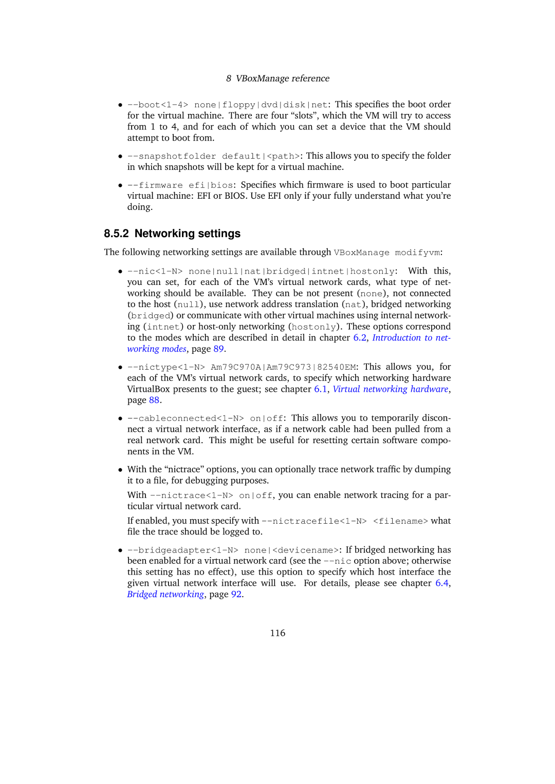 Sun Microsystems VERSION 3.1.0_BETA2 user manual Networking settings 