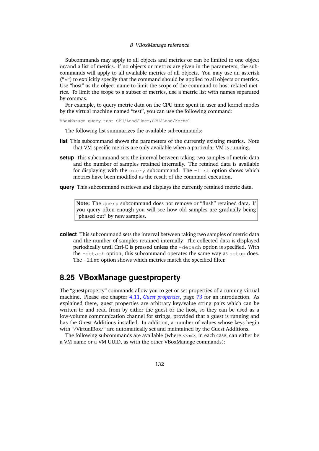 Sun Microsystems VERSION 3.1.0_BETA2 user manual VBoxManage guestproperty 