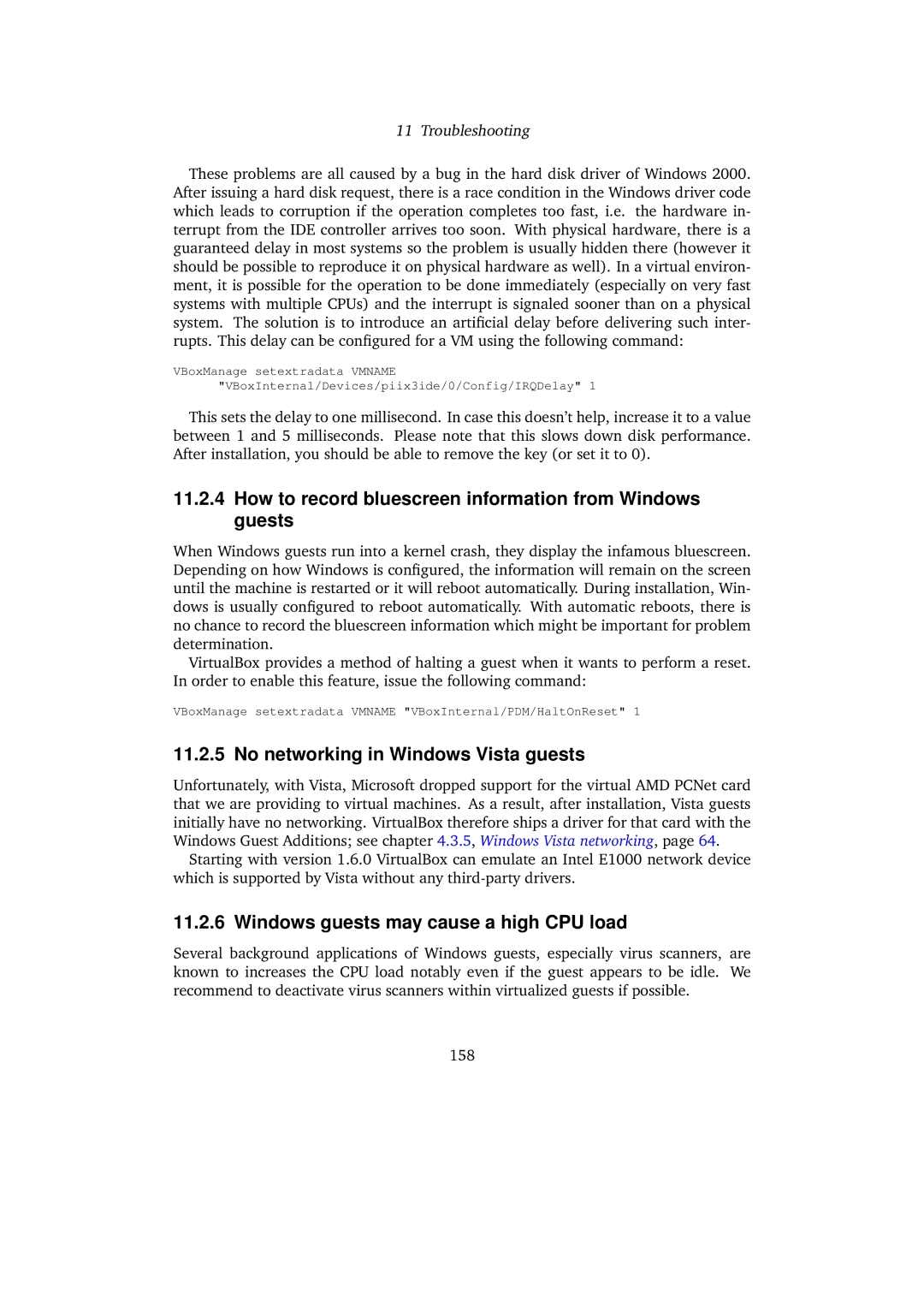 Sun Microsystems VERSION 3.1.0_BETA2 user manual How to record bluescreen information from Windows guests 