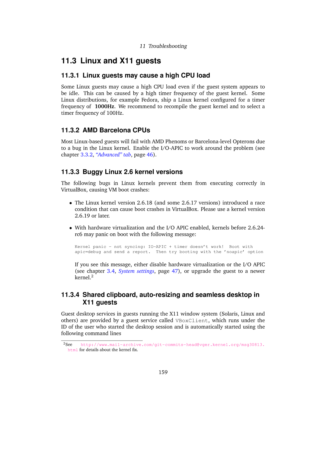 Sun Microsystems VERSION 3.1.0_BETA2 Linux and X11 guests, Linux guests may cause a high CPU load, AMD Barcelona CPUs 