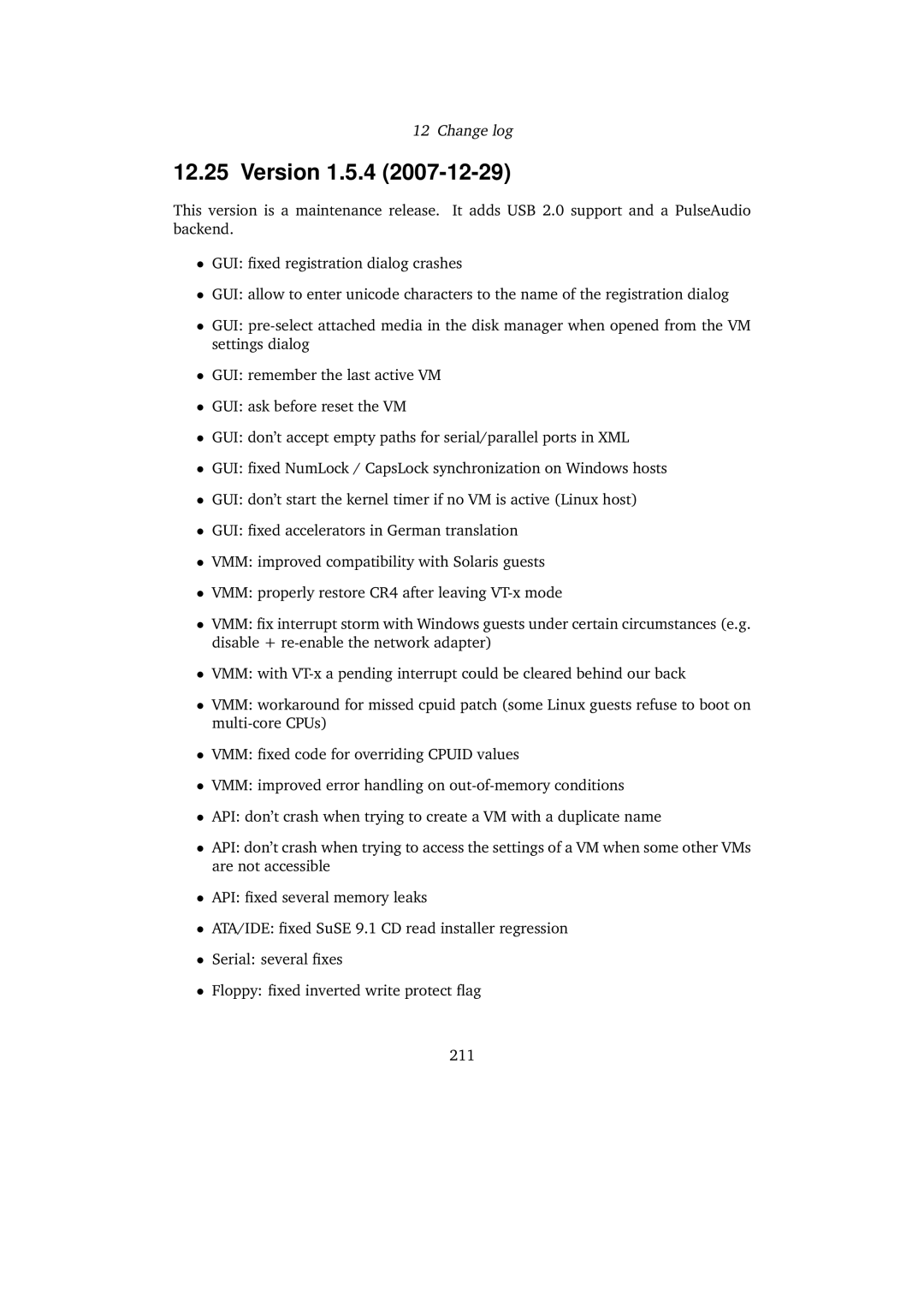 Sun Microsystems VERSION 3.1.0_BETA2 user manual Version 1.5.4 