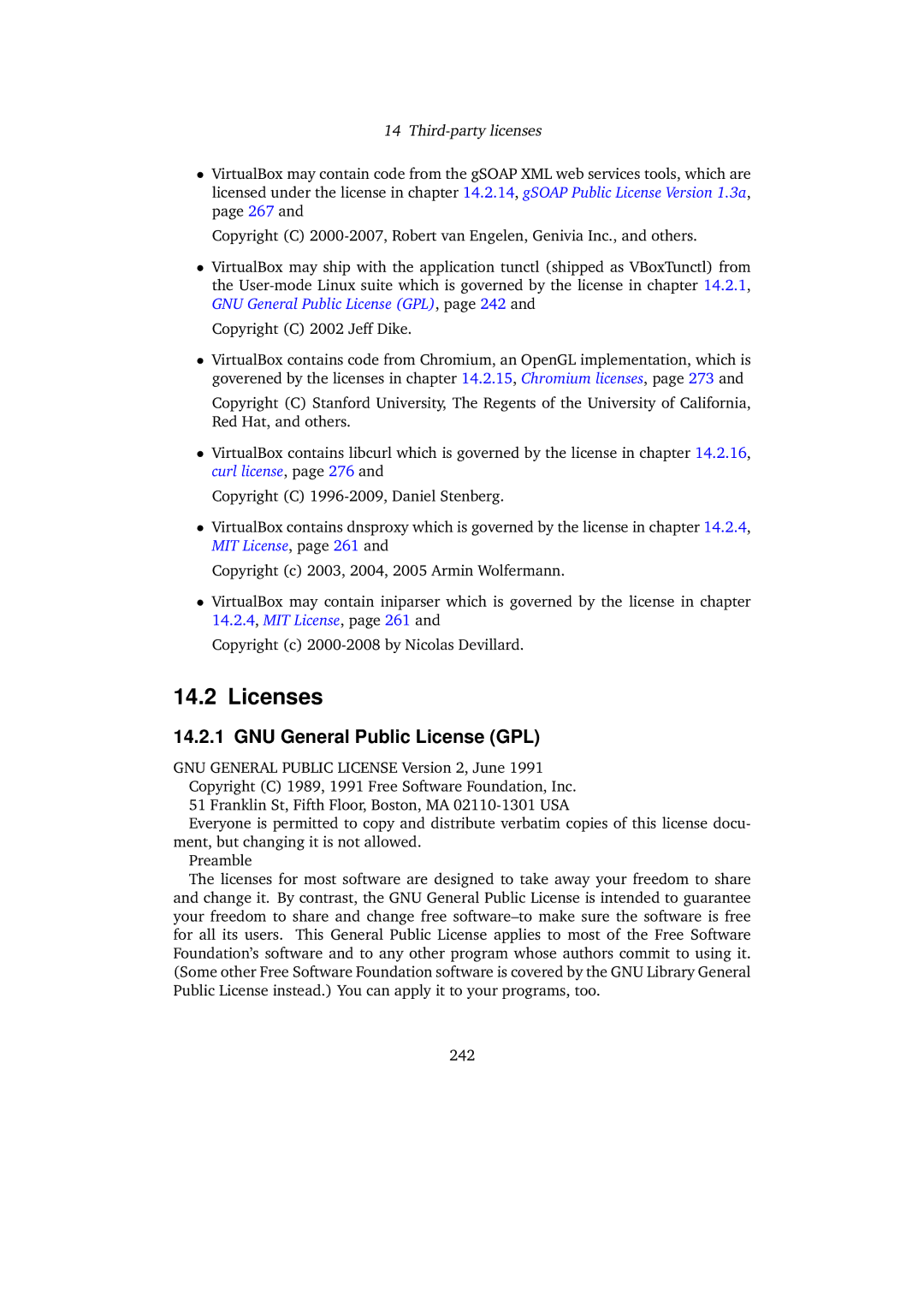 Sun Microsystems VERSION 3.1.0_BETA2 user manual Licenses, GNU General Public License GPL 