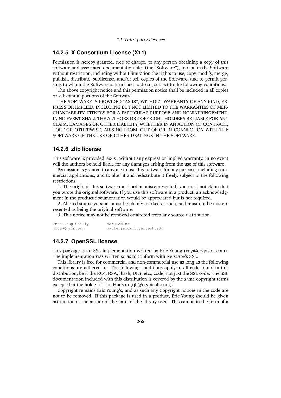 Sun Microsystems VERSION 3.1.0_BETA2 user manual Consortium License, Zlib license, OpenSSL license 