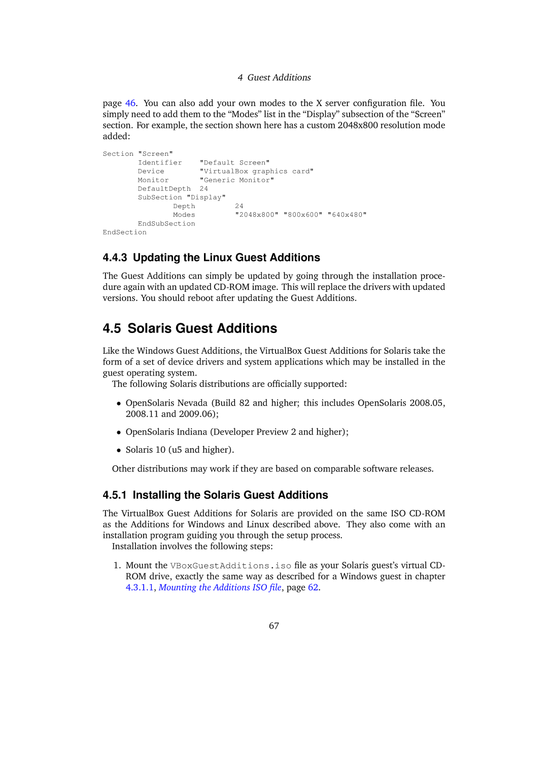 Sun Microsystems VERSION 3.1.0_BETA2 user manual Solaris Guest Additions, Updating the Linux Guest Additions 