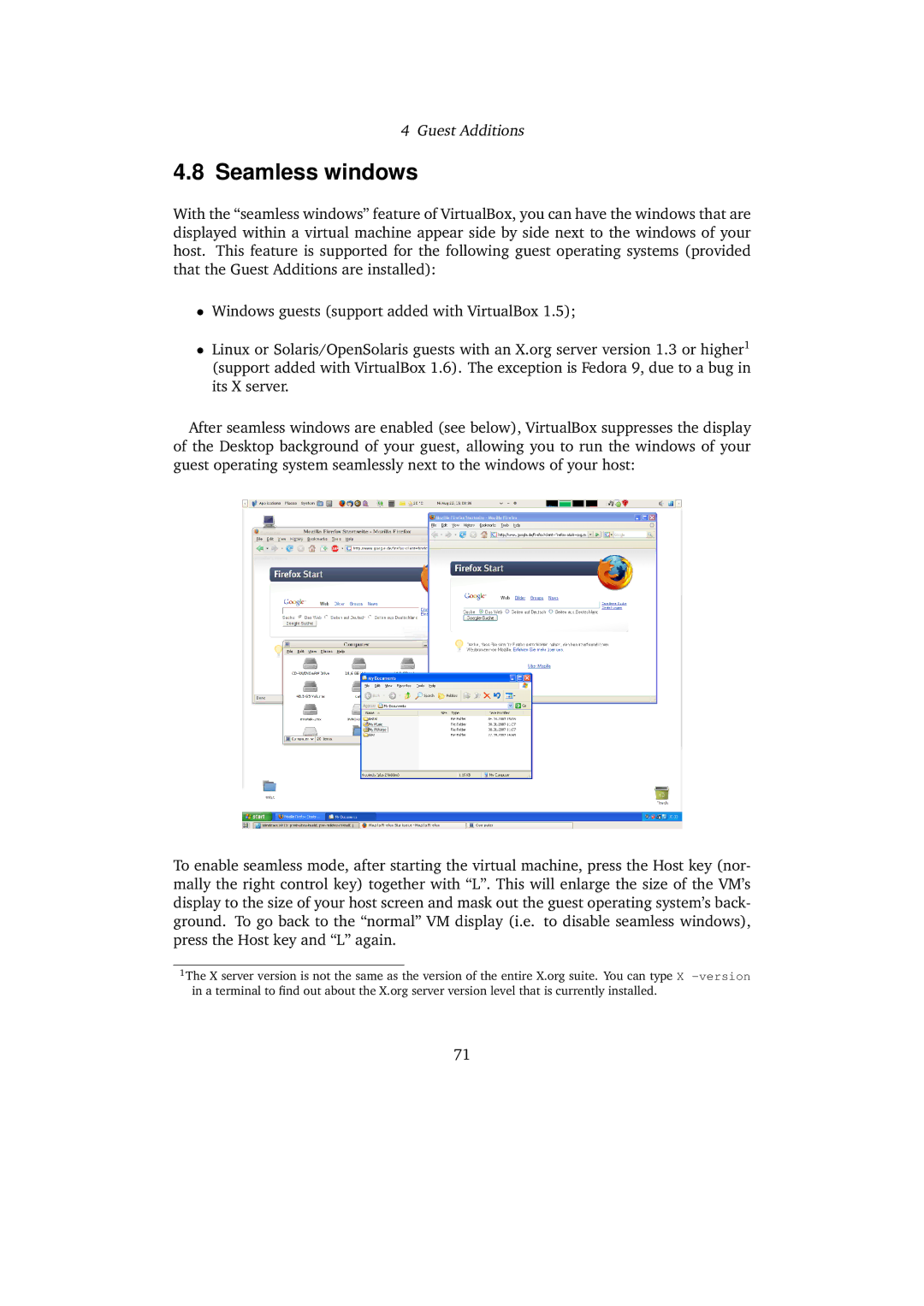 Sun Microsystems VERSION 3.1.0_BETA2 user manual Seamless windows 