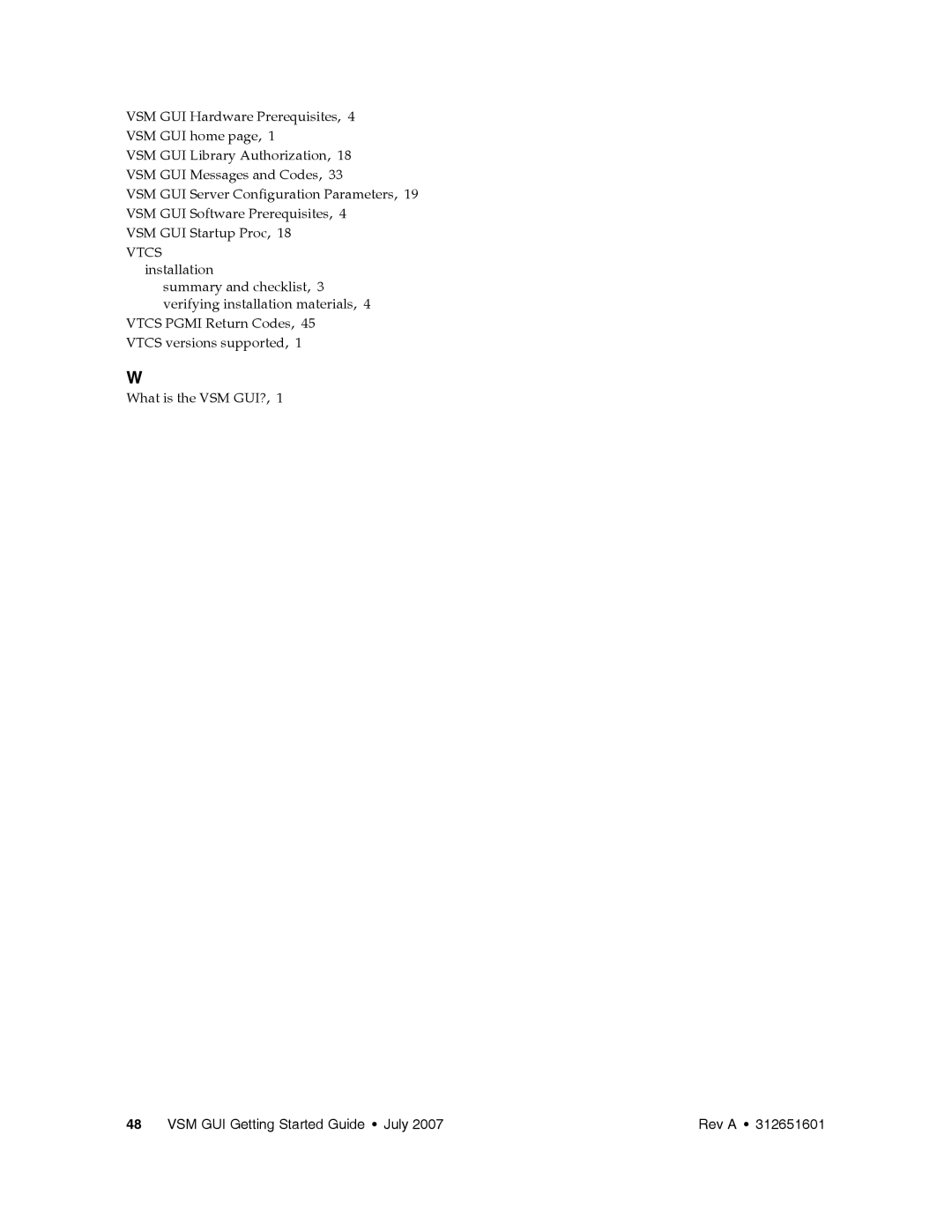 Sun Microsystems manual VSM GUI Getting Started Guide July Rev a 