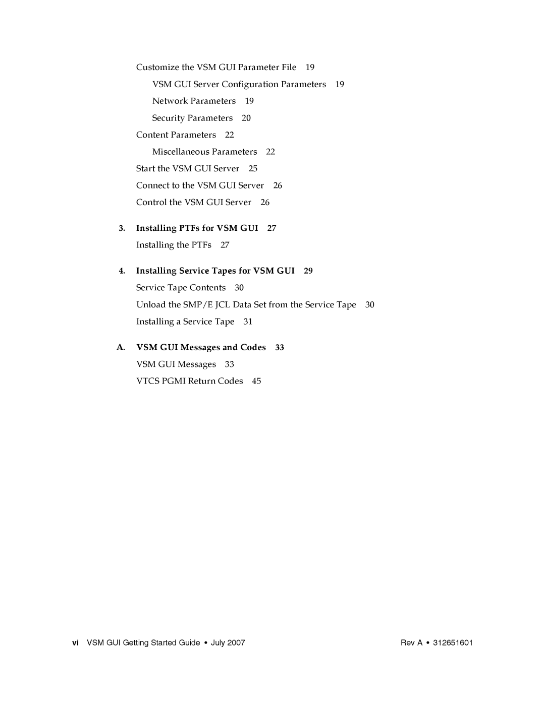 Sun Microsystems manual Installing PTFs for VSM GUI 