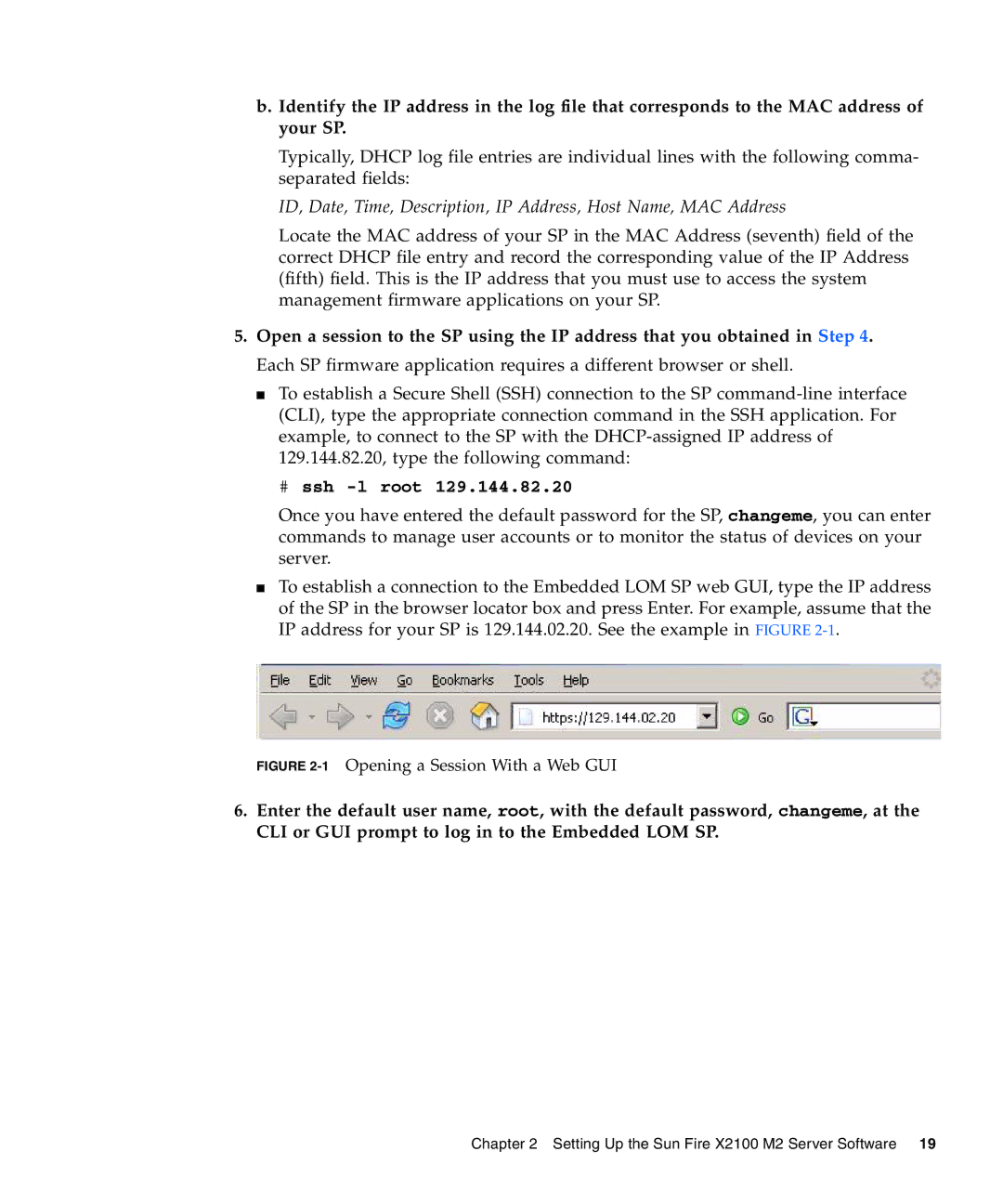 Sun Microsystems X2100 M2 manual # ssh -l root 