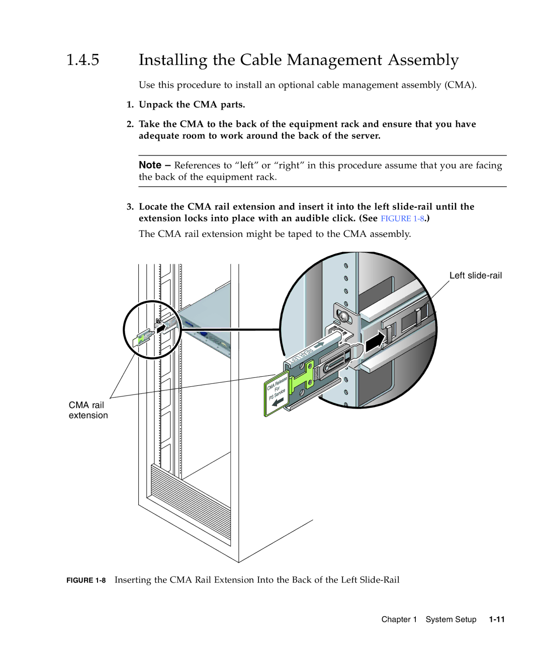 Sun Microsystems X2100 manual Installing the Cable Management Assembly 