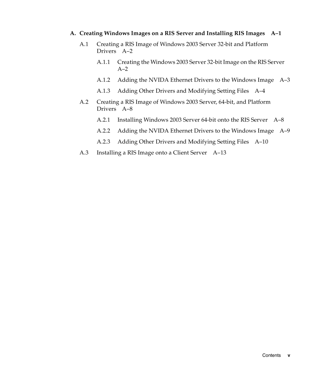 Sun Microsystems X2100 manual Contents 