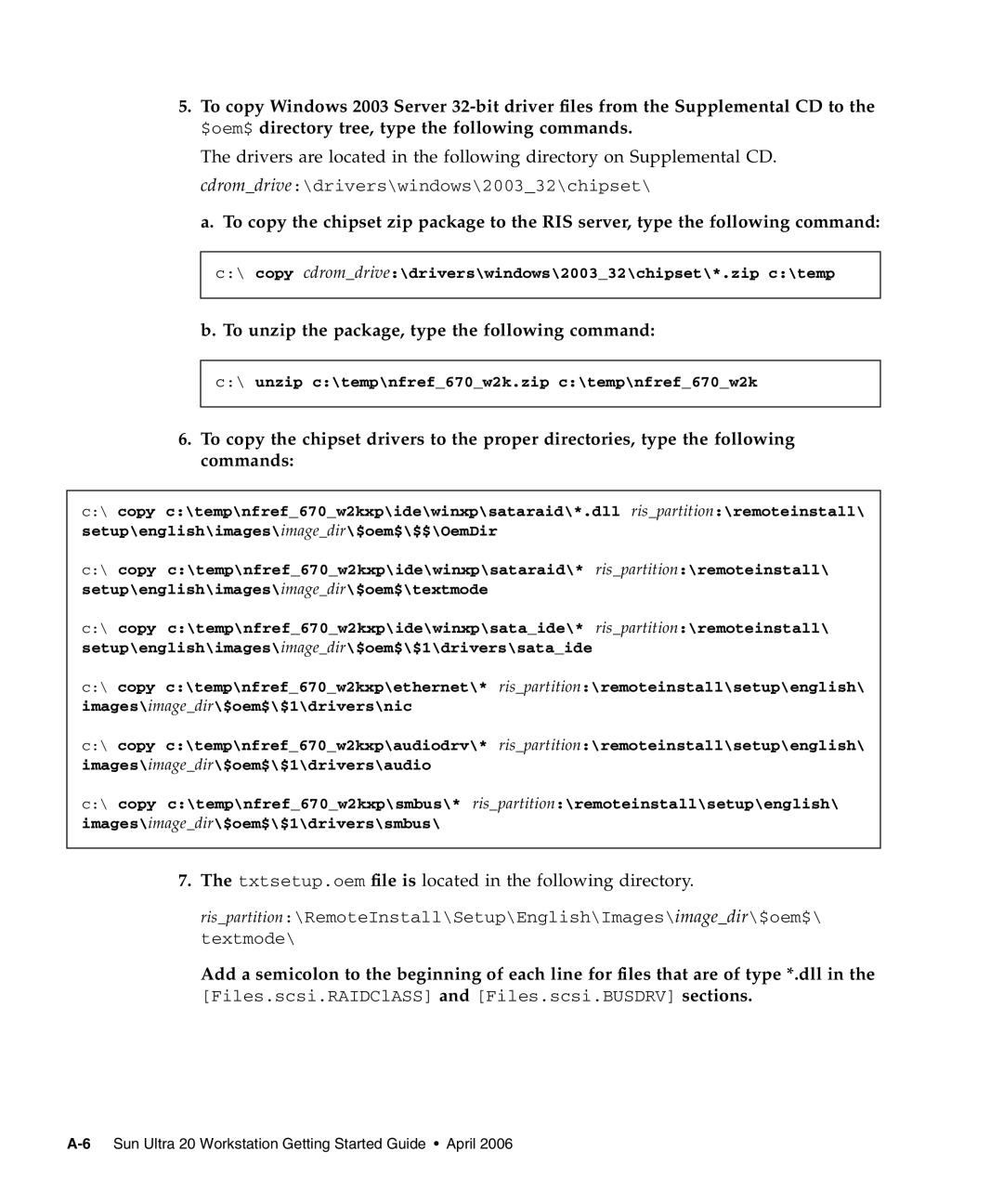 Sun Microsystems X2100 manual To unzip the package, type the following command 