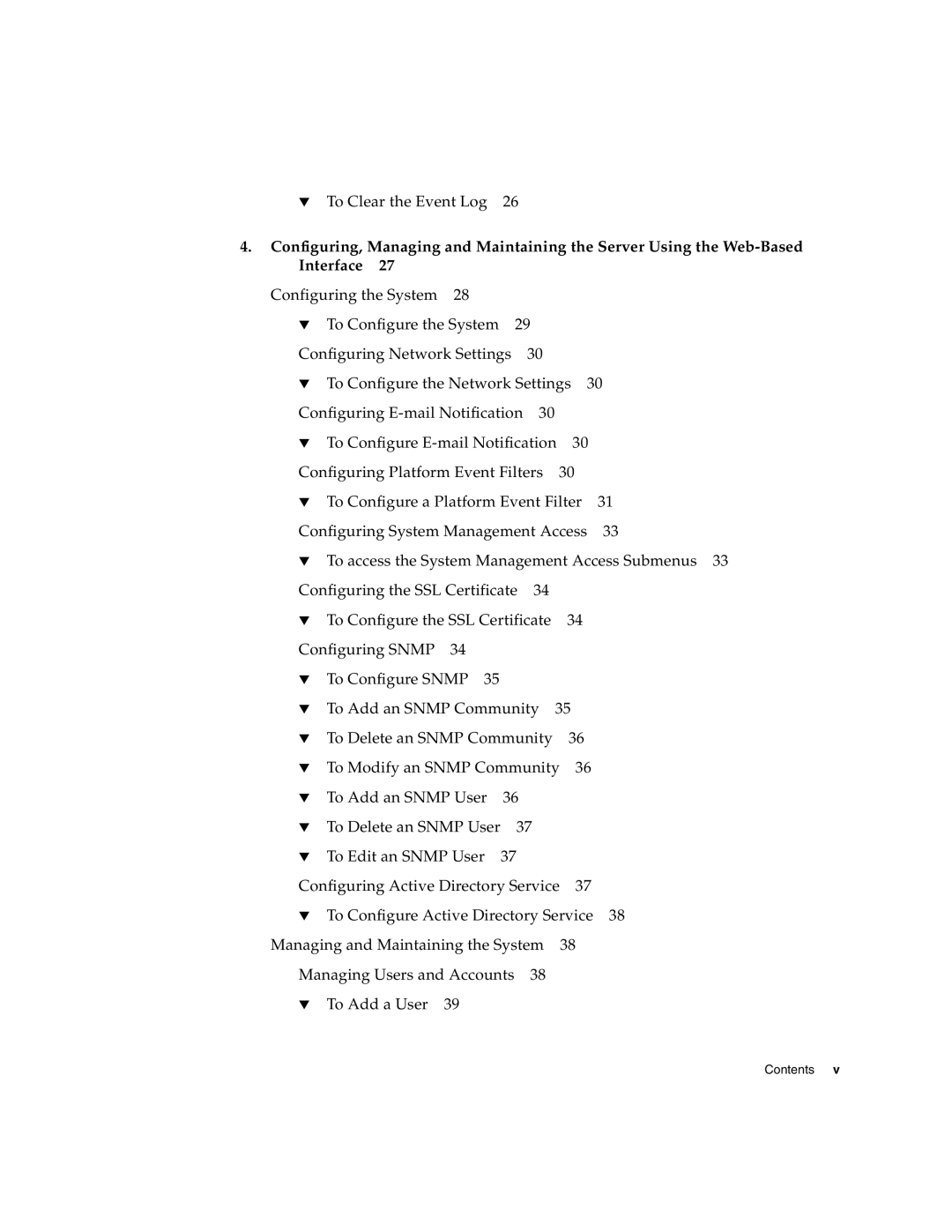 Sun Microsystems X4150 manual To Clear the Event Log 