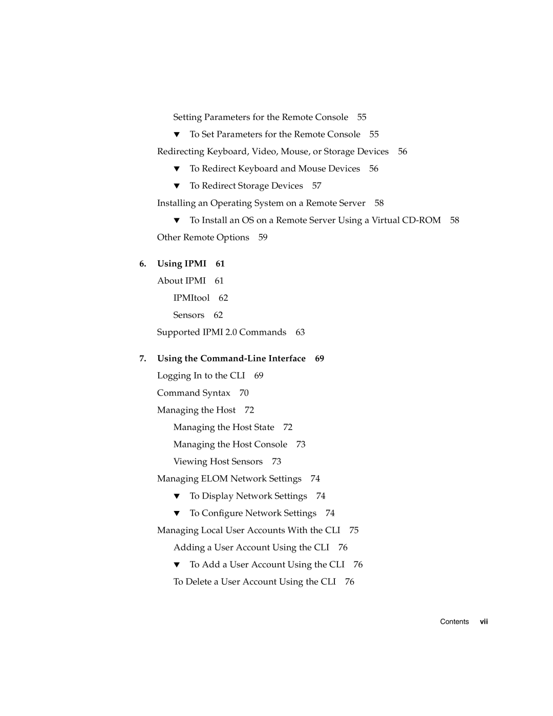 Sun Microsystems X4150 manual Using Ipmi, Using the Command-Line Interface 