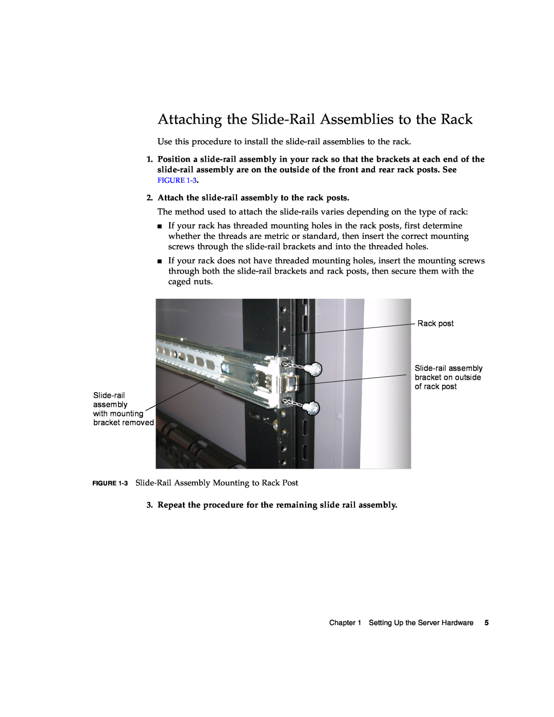 Sun Microsystems X4100 M2, X4200 M2 manual Attaching the Slide-Rail Assemblies to the Rack 