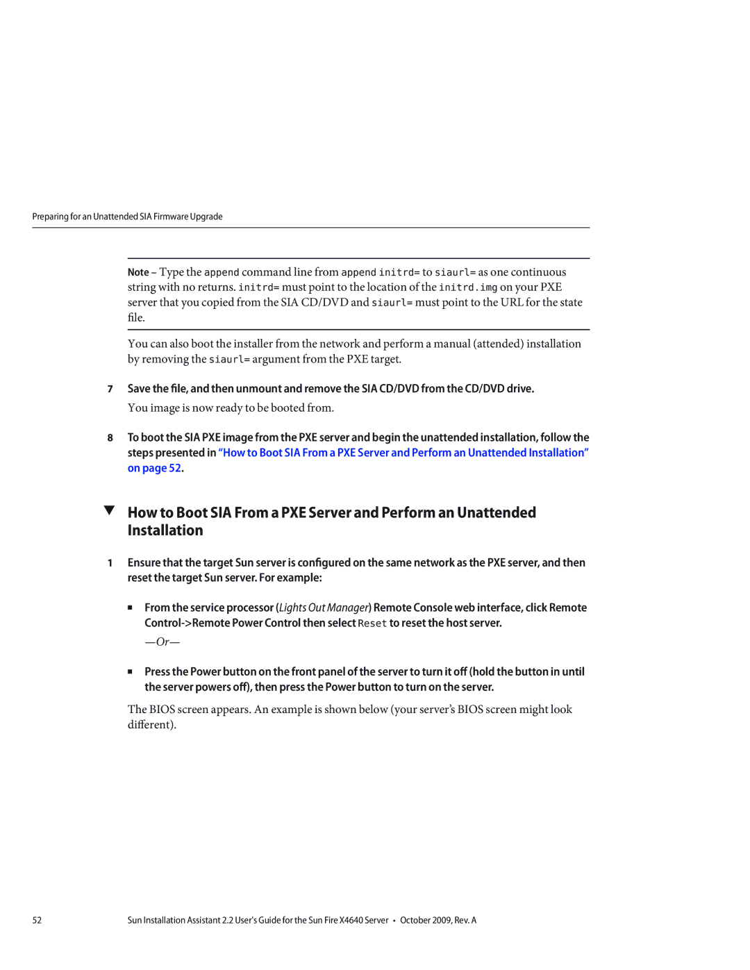 Sun Microsystems X4640 manual You image is now ready to be booted from 